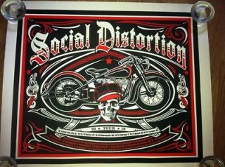   DISTORTION 2010 TOUR CONCERT POSTER BRAND NEW MIKE NESS  LIMITED