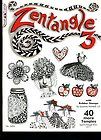   Zentangle 3 Zen Doodle Suzanne McNeill 40 Tangles Rubber Stamp pattern