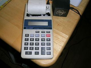 Newly listed Sharp Elsi Mate EL 1611A Portable Printer Calculator