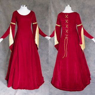medieval renaissance gown dress costume wedding xl 1x