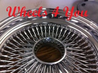 15 wire wheels chrome knockoff spoke rims inch chevy time