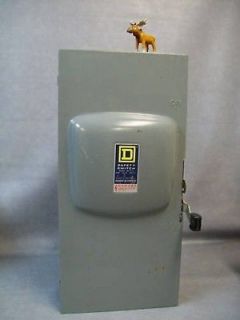 square d 200 amp 240 v fused safety switch disconnect