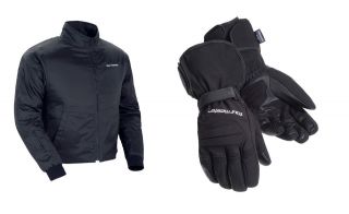 Tourmaster Synergy 2.0 Heated Jacket & Textile Gloves Combo Motorcycle
