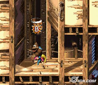 Donkey Kong Country 3 Dixie Kongs Double Trouble Super Nintendo, 1996 