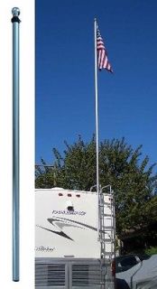 Flag Pole Buddy DPH16 16 Fiberglass Pole Trailer RV Camper