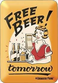 moore free beer single light switch plate cover new time