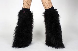 READY MADE FLUFFIES FLUFFY FURRY LEGWARMERS BOOTS COVERS RAVE FURRIES