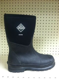 Muck Boot Chore Mid Black BRAND NEW Multiple Sizes Available