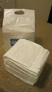   VINTAGE WHITE PLASTIC DISPOSABLE ADULT BABY DIAPERS NAPPY PAMPERS