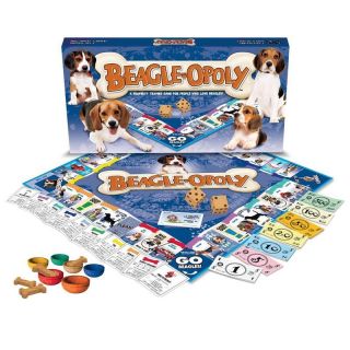 beagle beagle opoly monopoly board game dog puppy time left