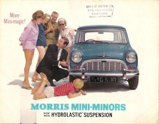 Morris Mini Minor Saloon Mk1 1965 66 UK Market Sales Brochure Standard 