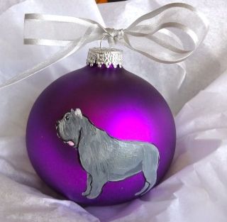 Neapolitan Mastiff Dog Christmas Ornament Hand Painted   Personalized 