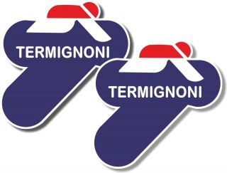 x2 stickers decals sponsor logo termignoni xsmall 35mm from united