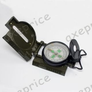   Style Camping army SIGHTING Lensatic Compass 3in1 Liquid filled