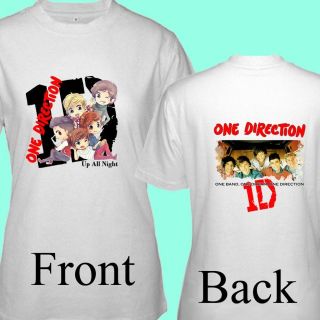 New 1D One Direction Tour 2012 CD DVD Music Ticket Tee T Shirt S M L 