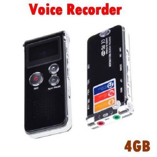   4GB Digital Telephone Sound Voice Recorder Dictaphone  Player