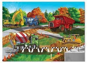 CONSTRUCTION SITE # 1368 Melissa and Doug~30 pc Jigsaw Puzzle MADE IN 