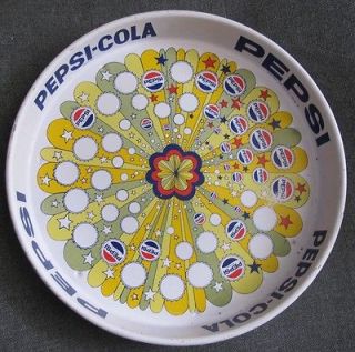 pepsi cola tin tray made in mexico 13 inches diameter