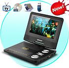 Portable Multimedia DVD Player with 7 Inch Swivel Screen and Copy 