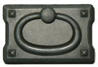 mission style drawer pull black finish bl0689 