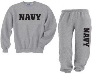 Crewneck sweatsuit US United States Navy USN sweatshirt and sweatpants 