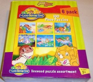 the land before time 6 pack puzzle set one day