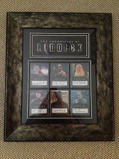   of Riddick Auto Autograph Framed Display Diesel Newton Dench