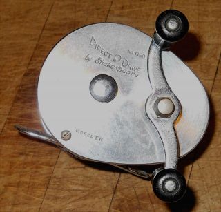 vintage shakespeare direct o drive no 1950 model eh reel