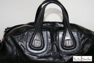 new givenchy nightingale black large leather bag