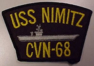 uss nimitz cvn 68 cap patch time left $ 6