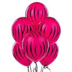 zebra print balloons in Holidays, Cards & Party Supply