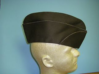 b0610 m WWII US Army Officer OD Overseas cap Chocolate (medium)