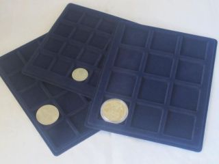 EXTRA 235mm x 191mm TRAYS FOR ALUMINIUM COIN CASES   CHOOSE 33mm 