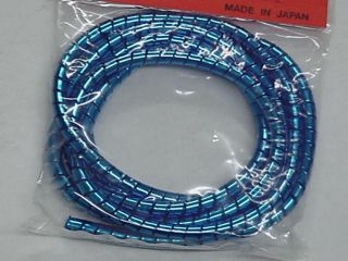 nos vintage 1970 s blue cable cover 5 harley bobber