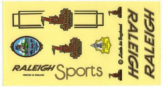 raleigh sports vintage bike bicycle sticker decal nos from thailand