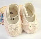 Ivory/Purple Toddler baby girl shoes Rose flower Size US 2 3 4 X6z7S