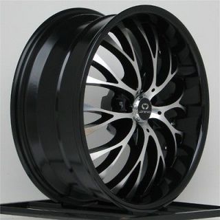   Rims Black Ford Mustang Nissan 350 Z G35 Coupe 5 x 4.5 Staggered