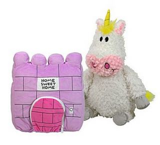 HAPPY NAPPERS 21 Lavender Plush PALACE TO UNICORN Pillow & Play Pal 