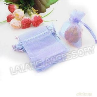 50x organza wedding pouch plain gift bag 7x9cm 120087 from
