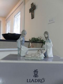 LLADRO CHILDRENS NATIVITY HOLY FAMILY 4670 4671 4672 MINT CONDITION 