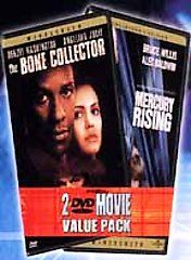 The Bone Collector Mercury Rising DVD, 2000, 2 Disc Set