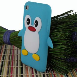 Newly listed Baby Blue Penguin Silicone Soft Case Cover Skin For Apple 