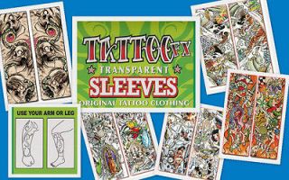   TATTOO ARM SLEEVES TATTOO CLOTHING PRISON BIKER KOI GANGSTA SKATER INK