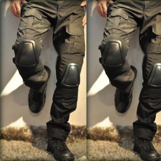   Pants Army Slim Fit Knee Pad Military Motorbike Trousers Overall Jeans
