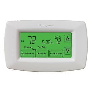 honeywell 7 day programmable touchscreen thermostat rth7600 