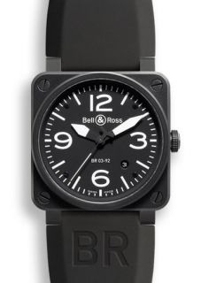 Bell & Ross Instrument Automatic Stainless Steel BR 03 92 CARBON 