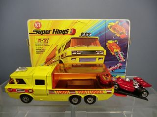 matchbox superkings no k 7 racing car transporter mib time