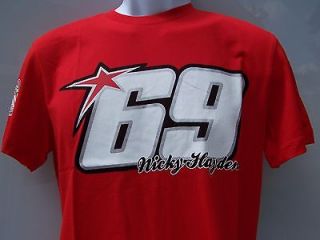 New 2012 Nicky Hayden 69 authentic apparel Ducati T shirt MotoGP L Lg 
