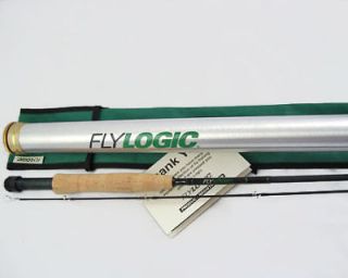   Wt Fly Logic Graphite Fishing Rod Flyrod Medium Fast Made in USA