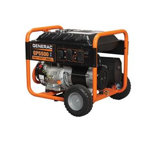 generac gp5500 5500 watt generator time left $ 415 00